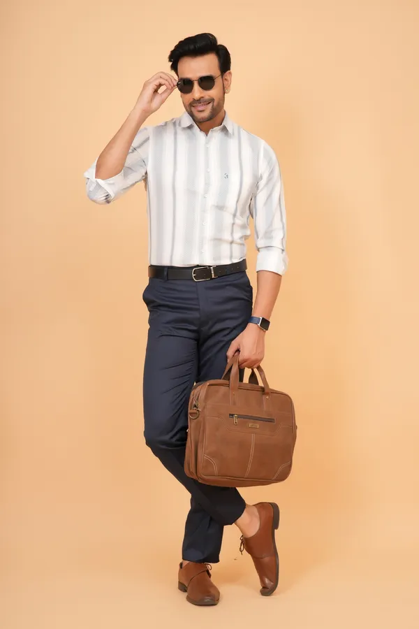 White_And_Grey_triped_Cotton_Slim_Fit_Formal_Shirt_For_Men