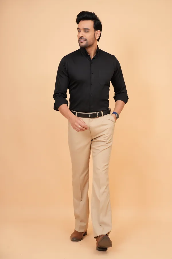Black_Cotton_Slim_Fit_Formal_Shirt_For_Men