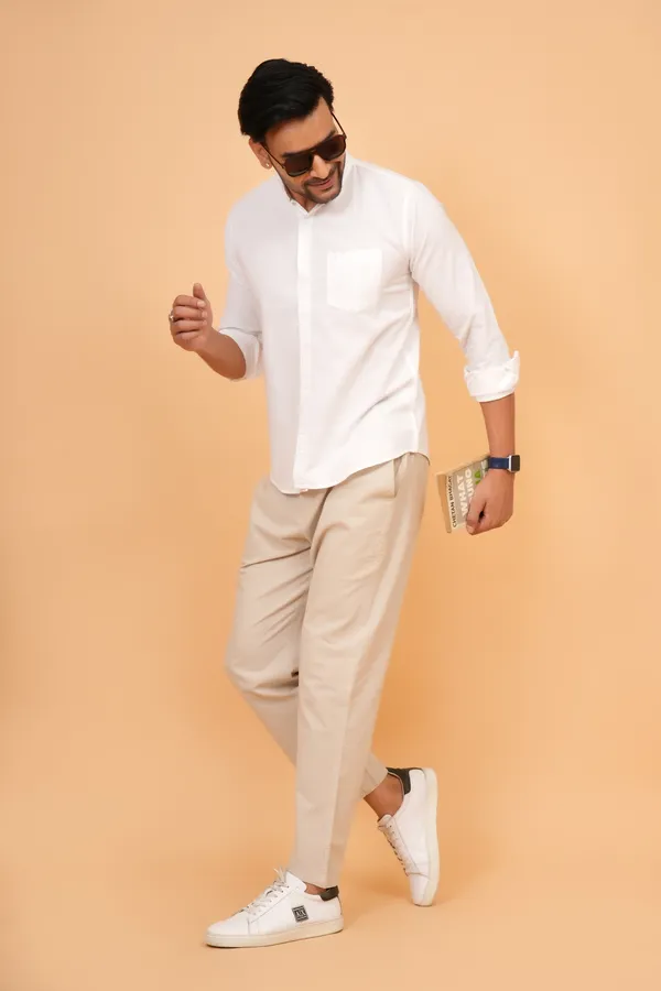 White_Linen_Mandarin_Collar_Shirt_For_Men