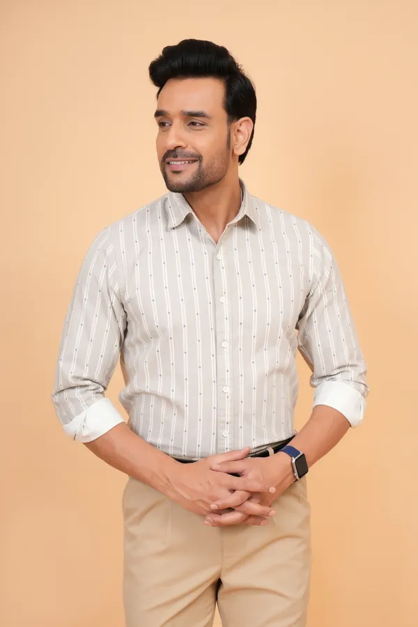 Beige_Striped_Linen_Blend_Slim_Fit_Shirt_For_Men