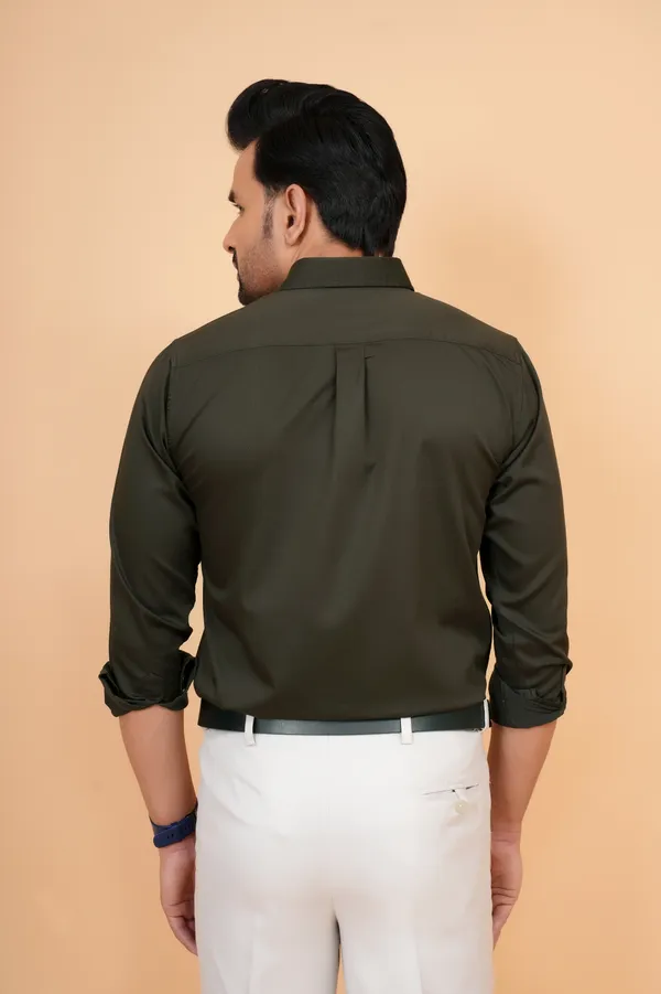 Olive_Green_Cotton_Regular_Fit_Full_Sleeve_Formal_Shirt_For_Men
