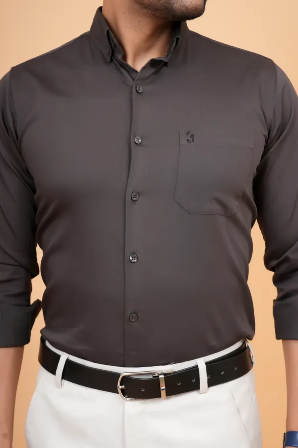 Charcoal_Grey_Cotton_Slim_Fit_Shirt_For_Men