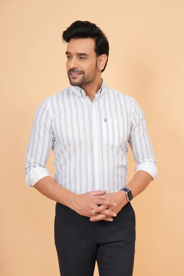 Grey_Striped_Cotton_Slim_Fit_Shirt_For_Men