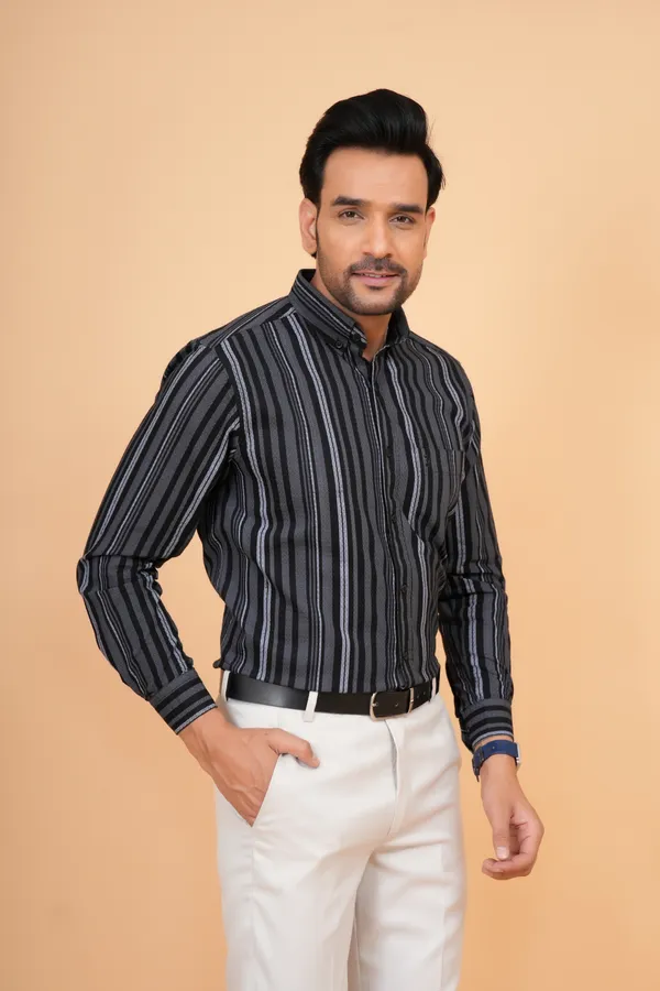Black_Striped_Cotton_Regular_Fit_Full_Sleeve_Shirt_For_Men