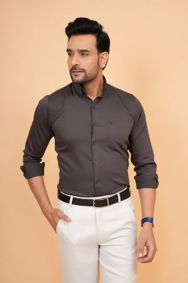 Charcoal_Grey_Cotton_Slim_Fit_Shirt_For_Men