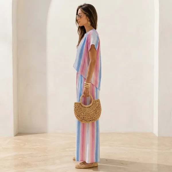 Pink_And_Blue_Linen_Relaxed_Striped_Co-Ord_Set_For_Women