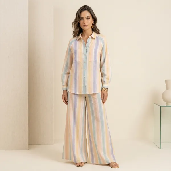 Pastel_Linen_Relaxed_Striped_Shirt_And_Palazzo_Set_For_Women