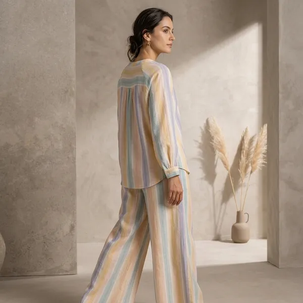 Pastel_Linen_Relaxed_Striped_Shirt_And_Palazzo_Set_For_Women