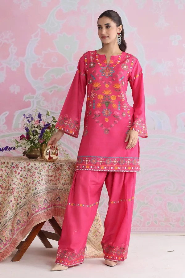 Pink_Embroidered_Cotton_Kurta_Palazzo_Set_For_Women