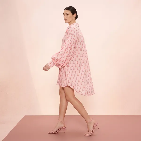Pink_Linen_Relaxed_Fit_Printed_Shirt_Dress_For_Women