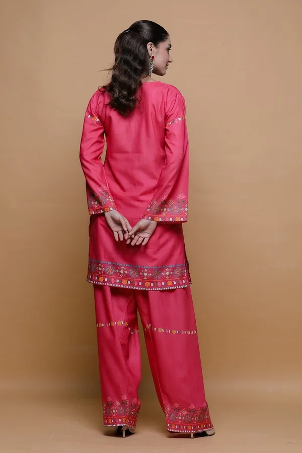 Pink_Embroidered_Cotton_Kurta_Palazzo_Set_For_Women