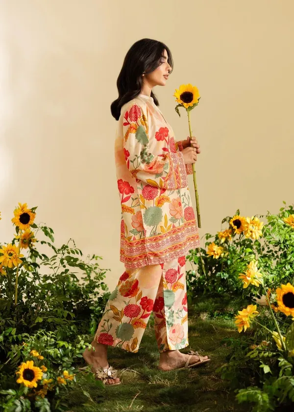 Beige_Linen_Straight_Floral_Print_Two_Piece_Kurta_Set_For_Women