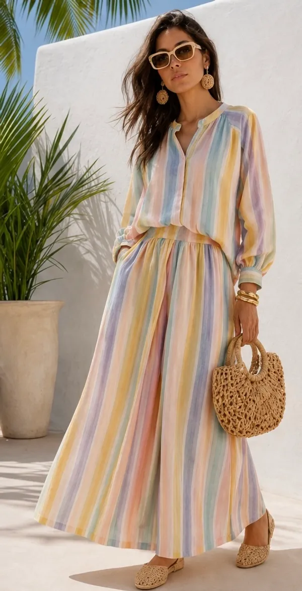 Pastel_Linen_Relaxed_Striped_Shirt_And_Palazzo_Set_For_Women