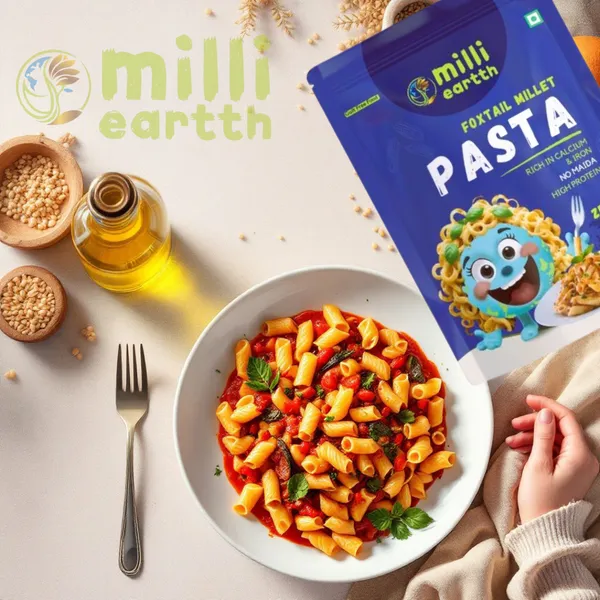 Milli_Eartth_Foxtail_Millet_Pasta_–_Healthy,_Guilt-Free_Pasta_|_High_Protein,_Rich_In_Iron,_Calcium_|_No_Maida,_No_Msg,_No_Palm_Oil|_Preservative-Free,_Ideal_For_All_Ages,_High_Fiber_(Combo_Of_Penne_&_Macaroni)_|_250Gm_X_2