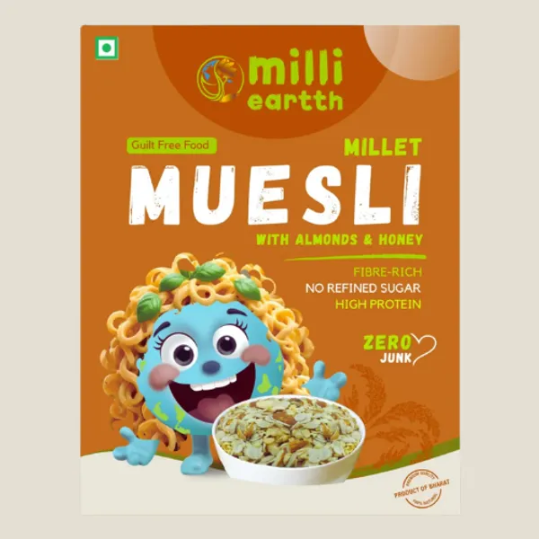 Milliearth_Millet_Muesli_With_Almond_&_Honey_|_Preservative-Free_&_Gluten-Free_|_High_Protein,_Fiber-Rich_Breakfast_|_No_Refined_Sugar_|_No_Palm_Oil_|_Enriched_With_Ragi,_Quinoa,_Barnyard_&_Almonds_|_350G