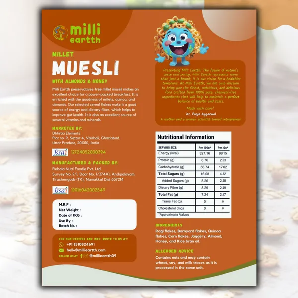Milli_Eartth_Crunchy_Combo_–_Millet_Chocos_300G_&_Millet_Muesli_With_Almond_And_Honey_350G_–_High-Fiber,_Clean_Breakfast_With_Quinoa_&_Millets_–_No_Maida,_Palm_Oil_Or_Refined_Sugar