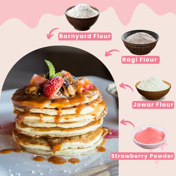 Milli_Eartth_Millet_Pancake_&_Waffle_Mix,_Strawberry_Vanilla_(150G_X_2)_|_No_Maida,_Jaggery_Sweetened_Healthy_Breakfast_|_Ragi,_Jowar,_Barnyard_Millet_Mix_|_Gluten-Free_Alternative_|_Great_For_Kids_Pack_Of_2