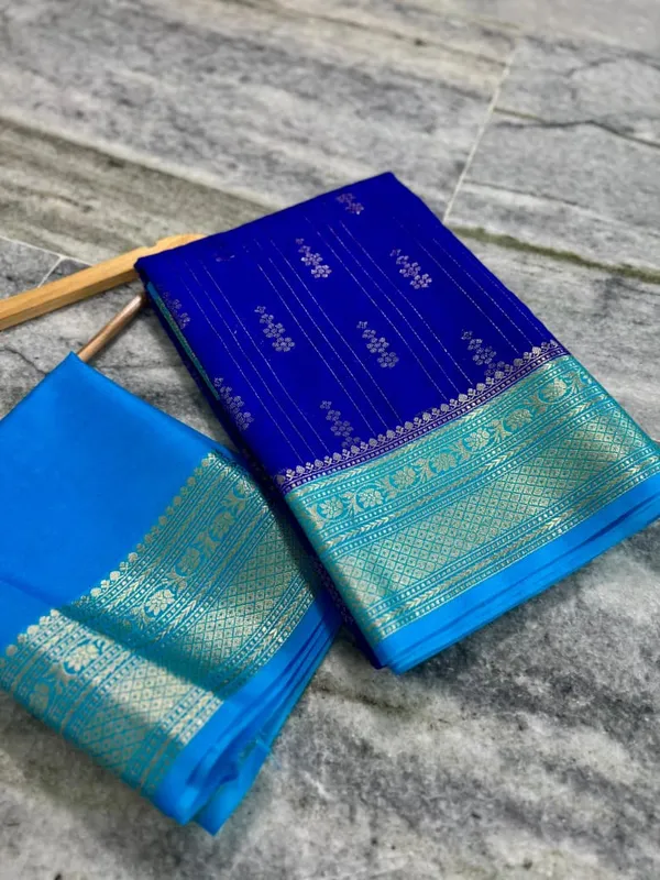 Blue_Silk_Saree_For_Women