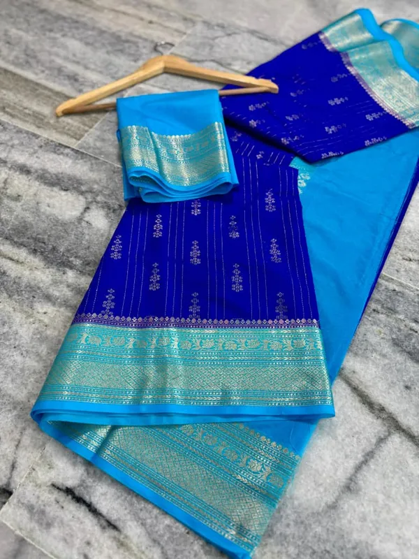 Blue_Silk_Saree_For_Women
