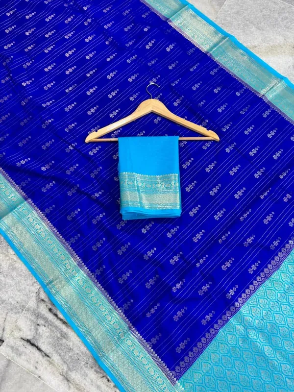 Blue_Silk_Saree_For_Women