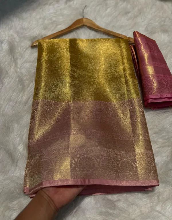 Golden_Tissue_Saree_For_Women