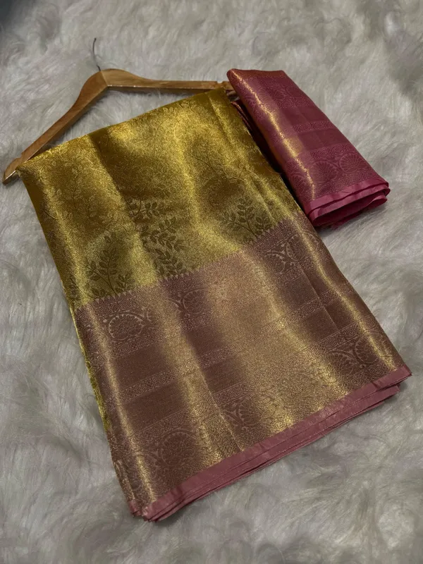 Golden_Tissue_Saree_For_Women