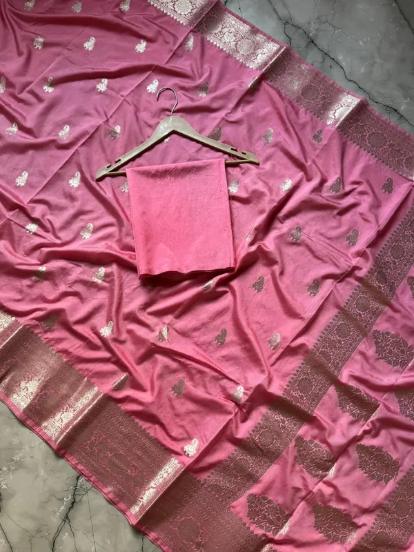 Pink_Georgette_Saree_For_Women