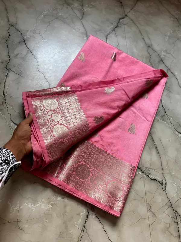 Pink_Georgette_Saree_For_Women