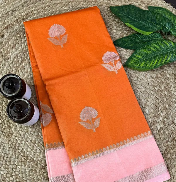 Orange_Silk_Saree_For_Women