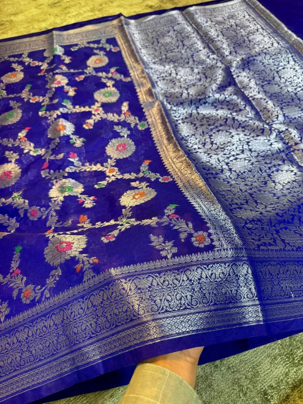 Blue_Georgette_Saree_For_Women