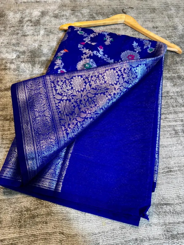 Blue_Georgette_Saree_For_Women