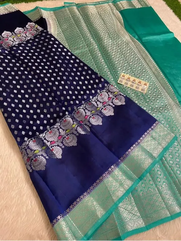 Blue_Silk_Saree_For_Women