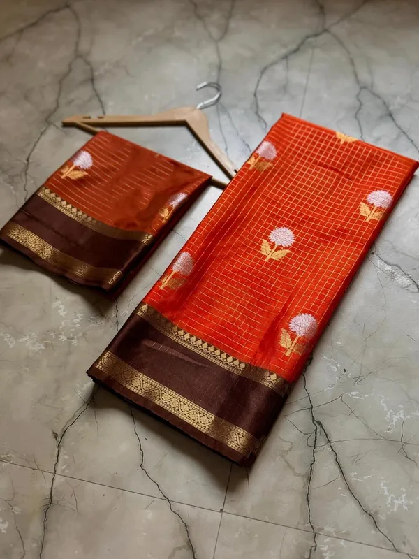 Orange_Silk_Saree_For_Women