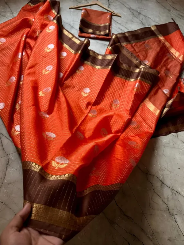 Orange_Silk_Saree_For_Women