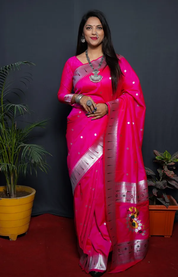 Pink_Silk_Saree_For_Women