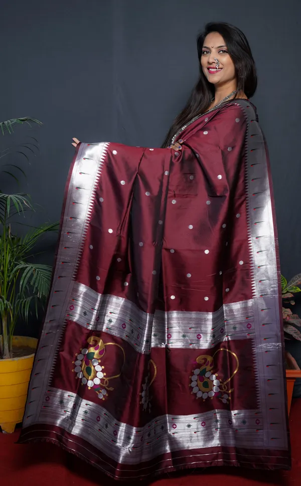 Maroon_Silk_Saree_For_Women