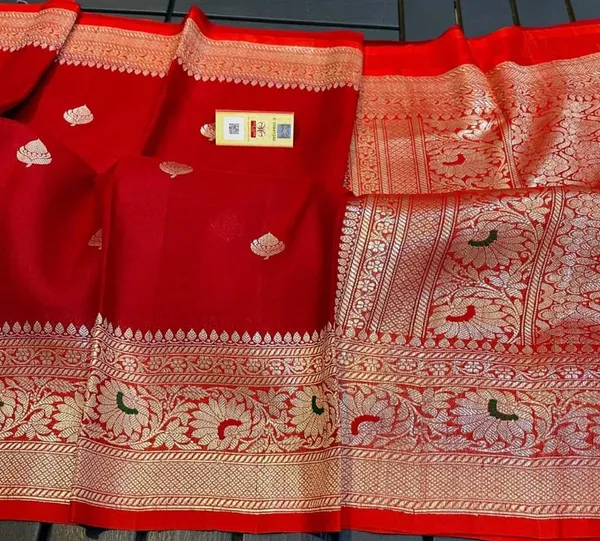 Red_Georgette_Saree_For_Women