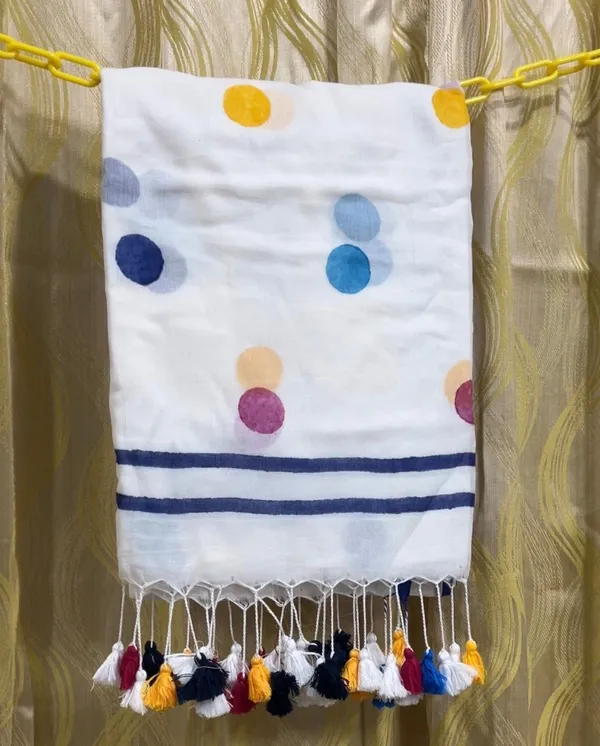 Polka_dot_Cotton_Saree_For_Women