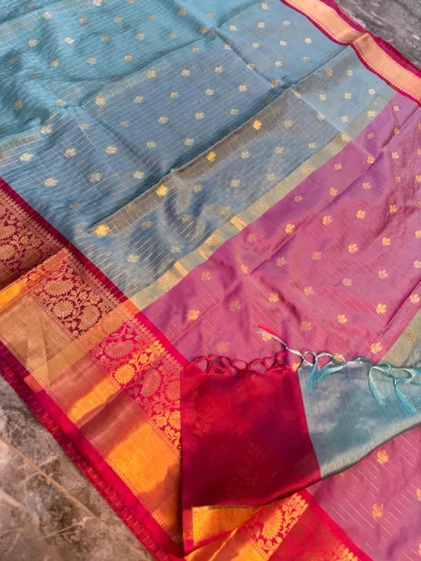 Ocean_Blue_Silk_Saree_For_Women