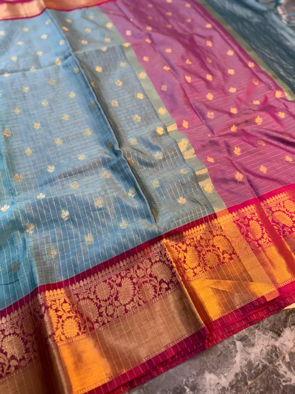 Ocean_Blue_Silk_Saree_For_Women