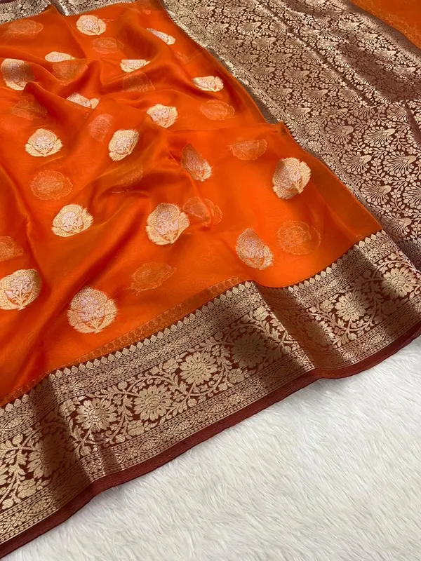 Orange_Silk_Saree_For_Women