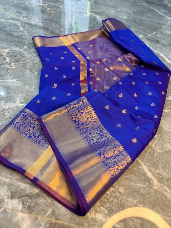 Blue_Silk_Saree_For_Women