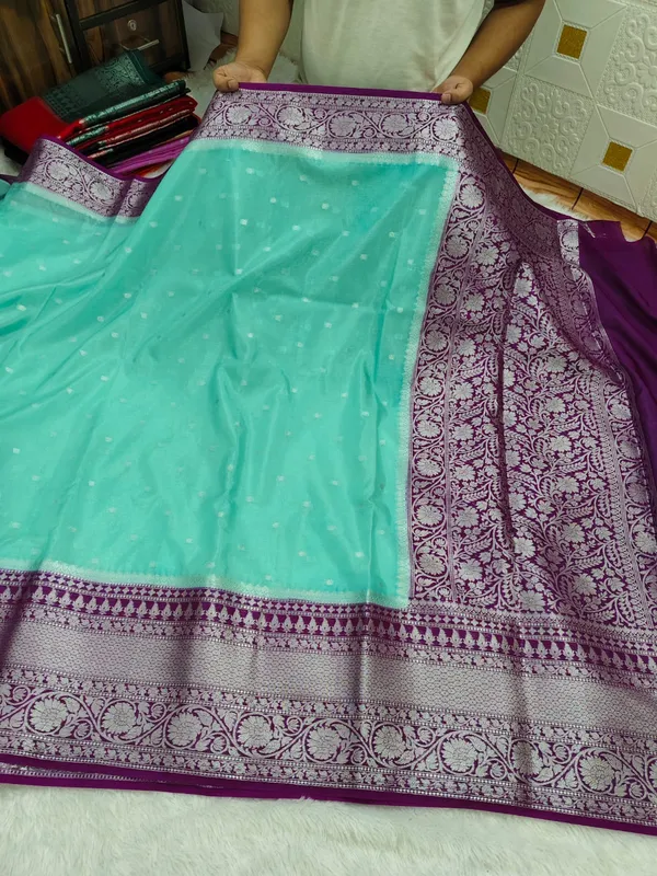 Ocean_Blue_Silk_Saree_For_Women