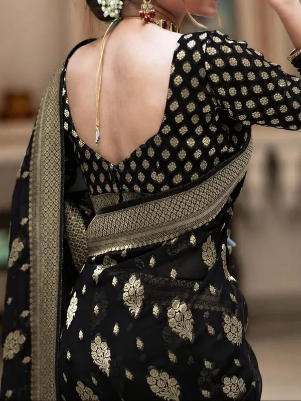 Black_Georgette_Saree_For_Women