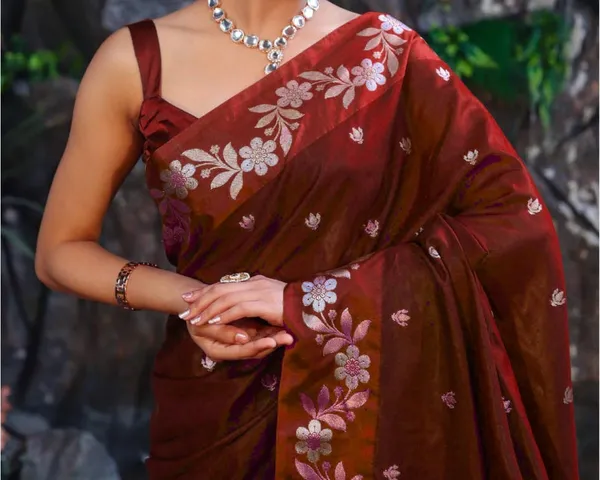 Maroon_Silk_Saree_For_Women