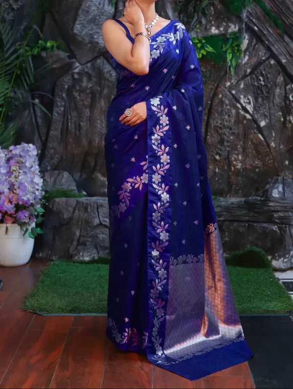 Blue_Silk_Saree_For_Women