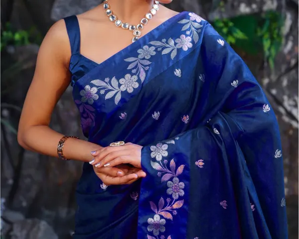 Blue_Silk_Saree_For_Women