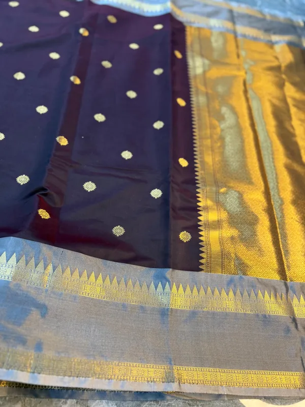 Brown_Banarasi_Katan_Silk_Saree_For_Women