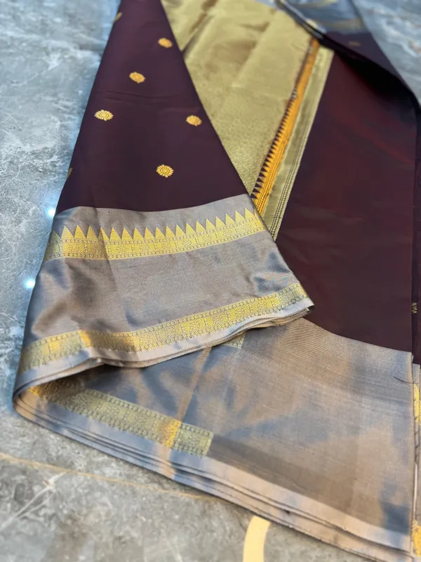 Brown_Banarasi_Katan_Silk_Saree_For_Women