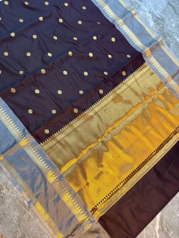 Brown_Banarasi_Katan_Silk_Saree_For_Women